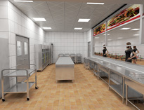 食堂叼嘿软件下载大全廚具廠家告訴你需商用叼嘿软件下载大全設計注意細節